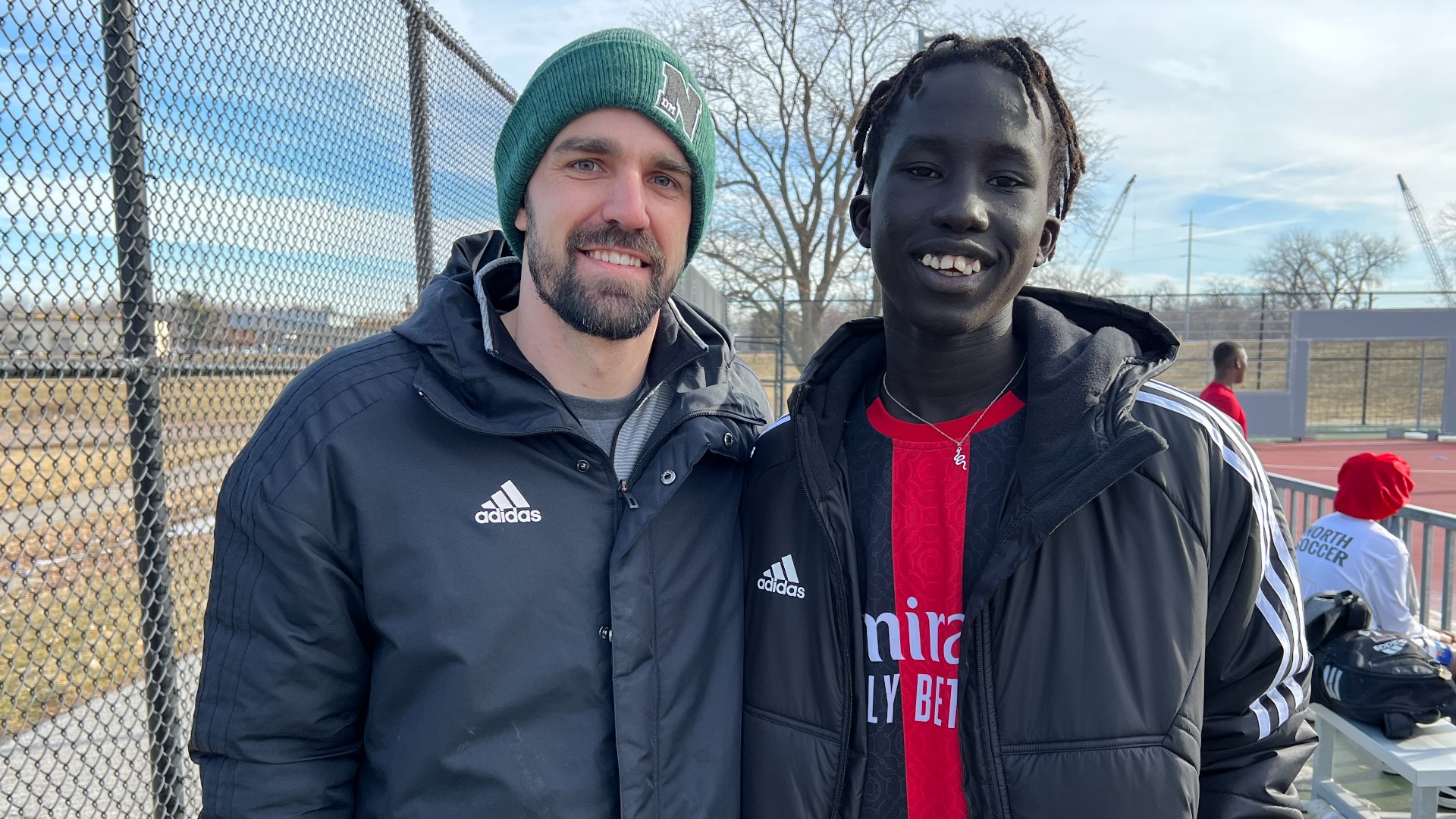 Des Moines North high schooler MJ Mangok and his soccer coach, Leland Schipper, share how they gained new perspective after spending an entire day together.