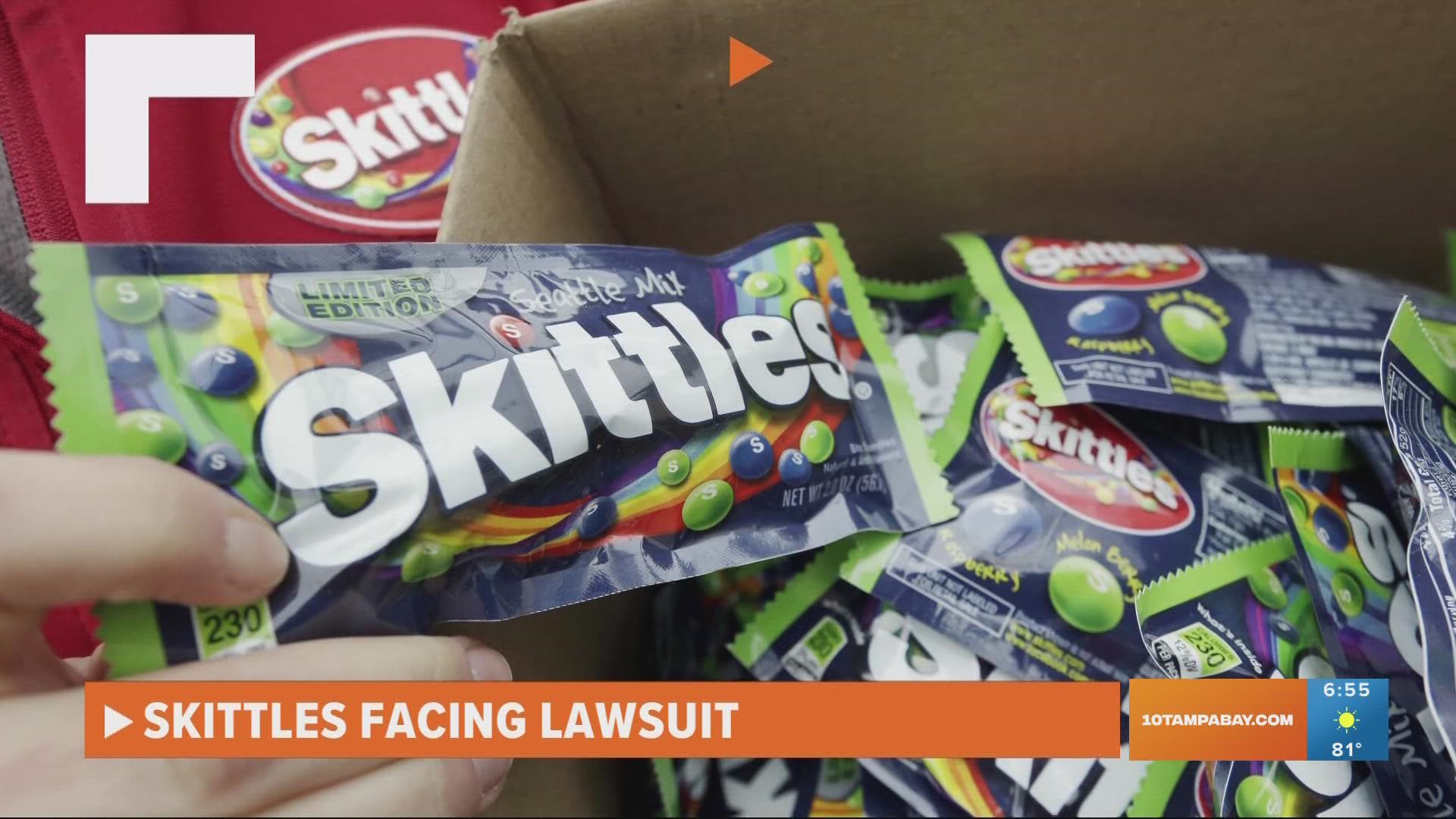 Skittles lawsuit Candy claimed to have known toxin unsafe to eat
