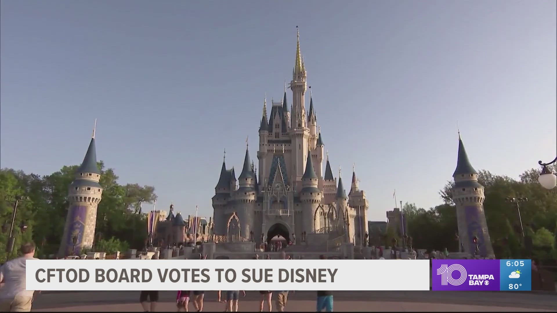 Members of the Central Florida Tourism Oversight District voted unanimously to sue Disney in state court in the Orlando area.