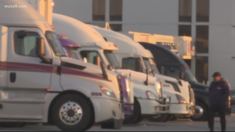 First wave of truck convoys expected in Washington on Wednesday