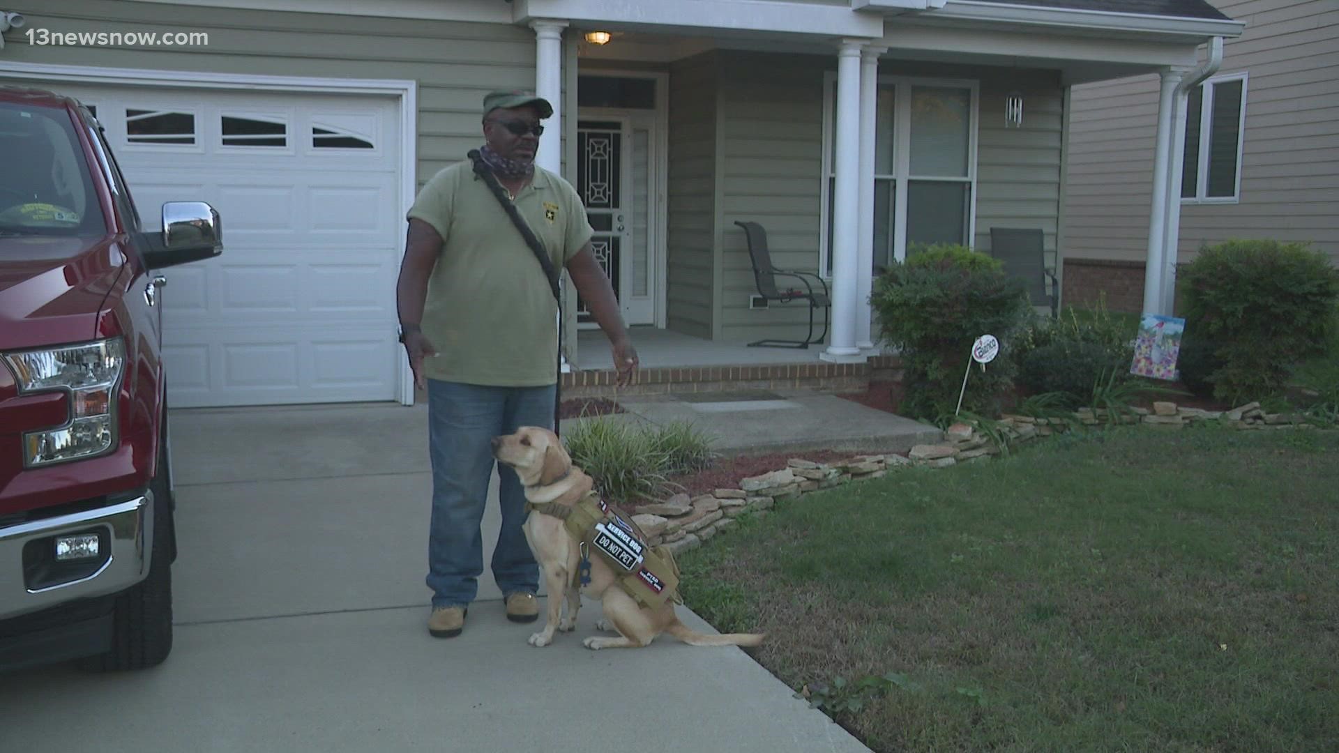 A new law goes into effect on January 1 and it will create better access for veterans with PTSD to get service dogs.