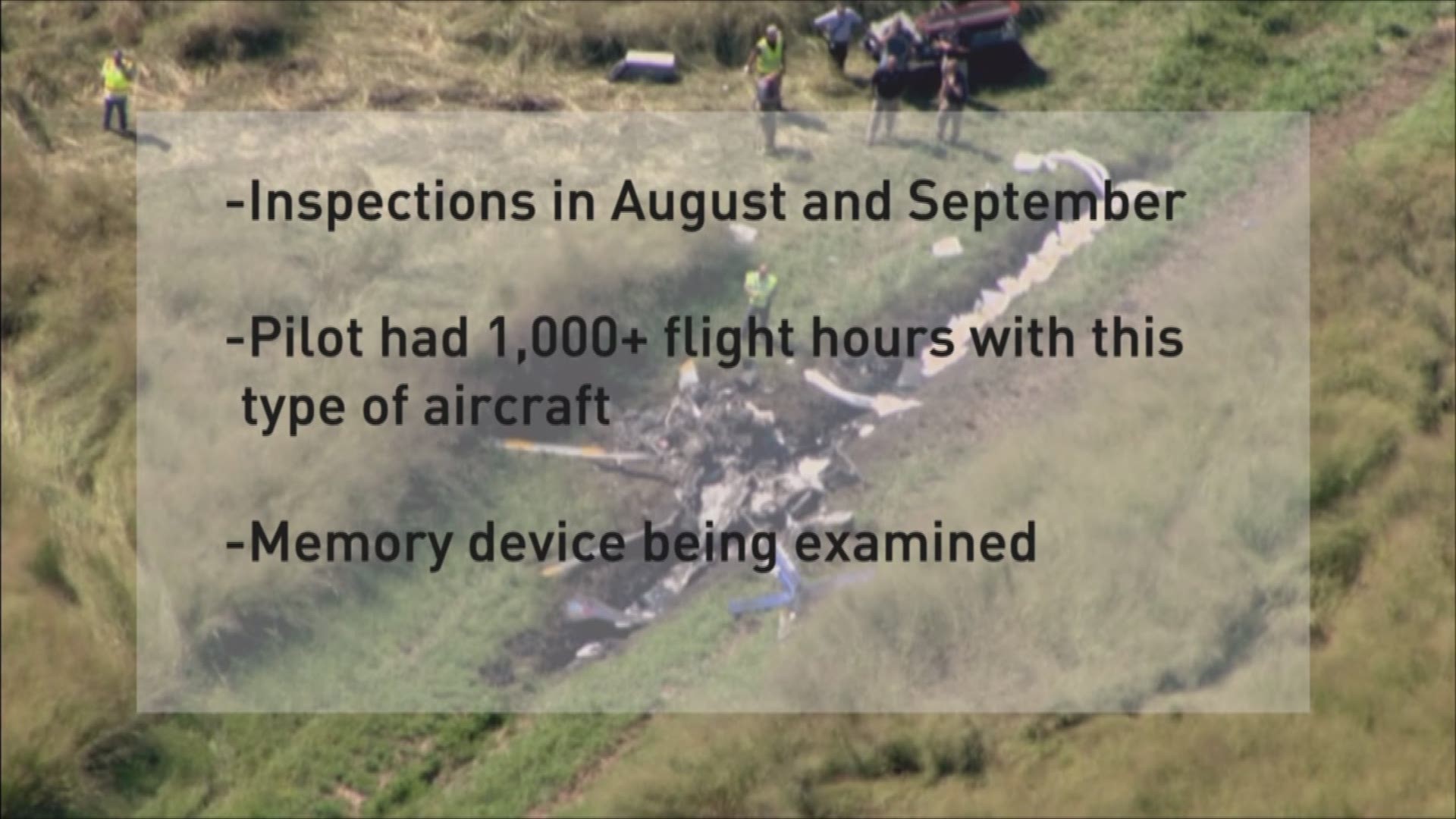 The National Transportation Safety Board (NTSB) released its initial findings of the investigation into a medical helicopter crash that killed four people.