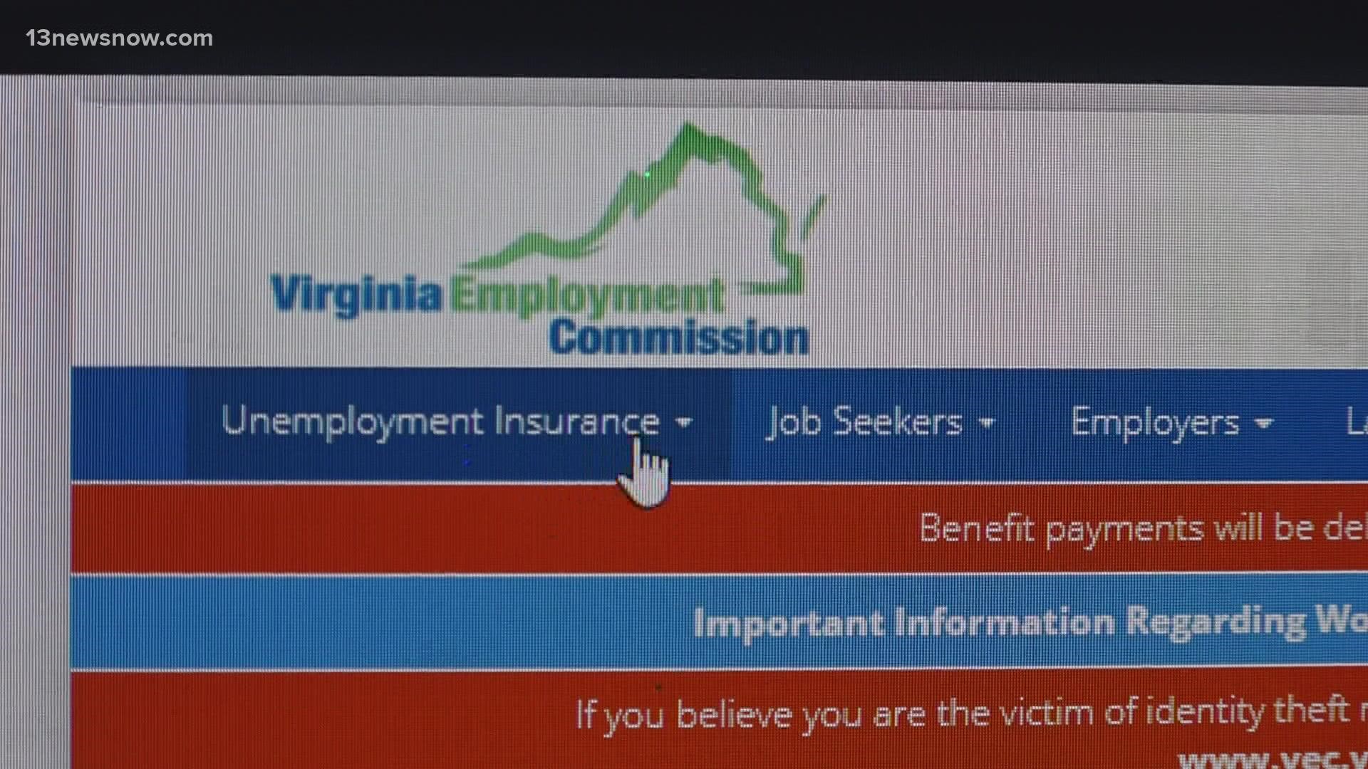 While thousands of people wait for the Virginia Employment Commission to review their claims, some people are having success asking third parties for help.