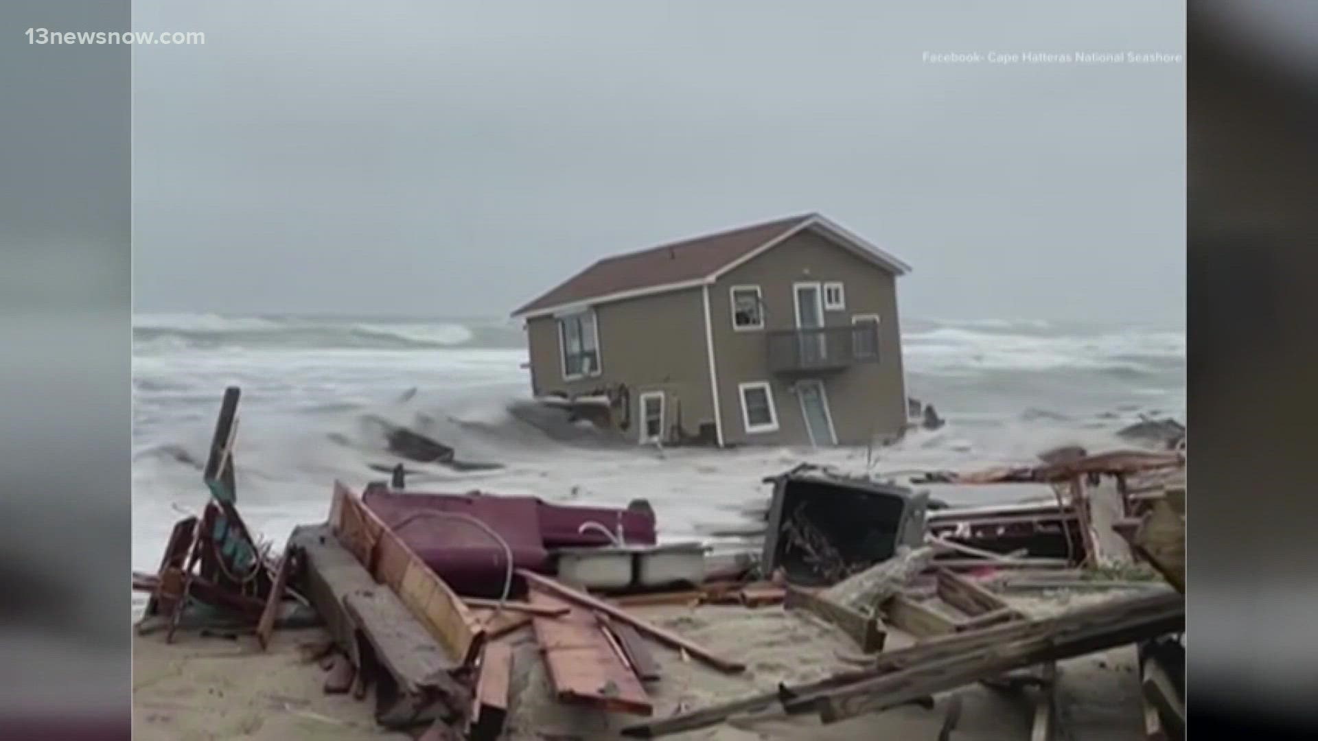 Decades of beach erosion on the Outer Banks have some people wondering which house is next to collapse into the ocean.