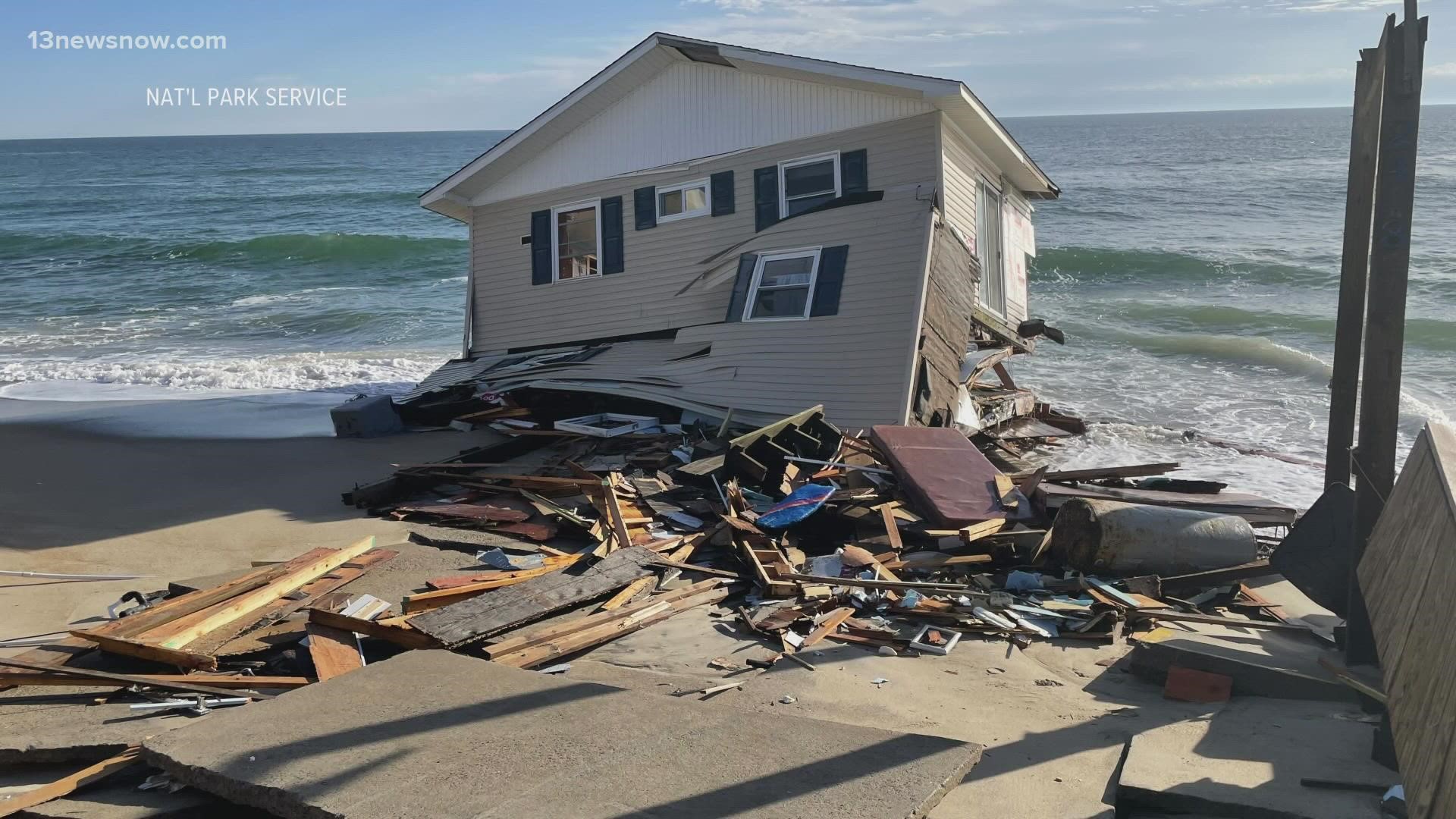 Community leaders on the Outer Banks are looking for input on how to keep oceanfront houses from collapsing.