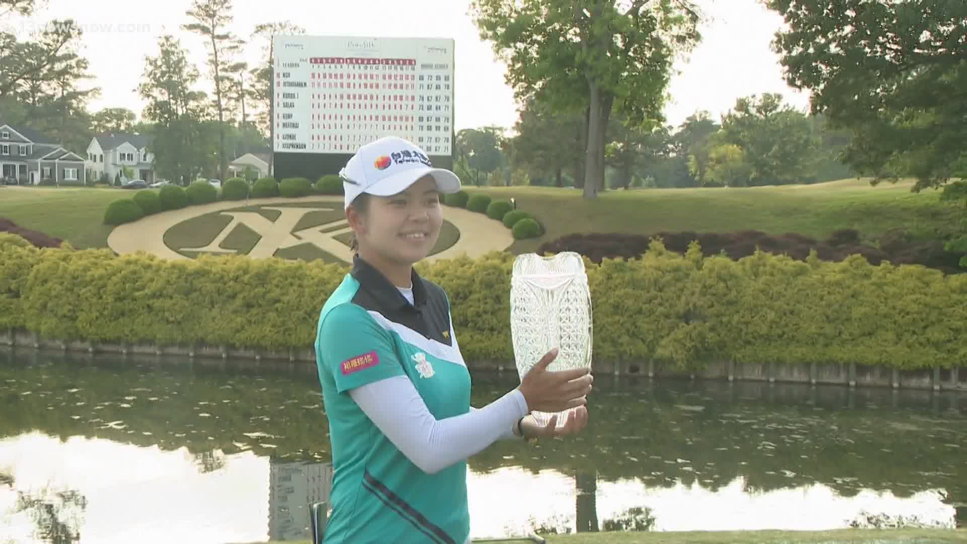 Hsu became the first Taiwanese player to win on the LPGA tour since Tseng Yani won the 2012 Kia Classic.