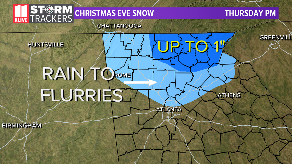 Snow in for Christmas? Here are the chances we're seeing