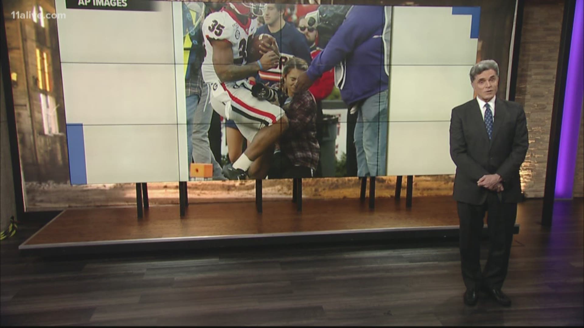A photography intern for the University of Georgia Athletic Association, the Georgia graduate was hurt when Bulldogs running back Brian Herrien ran into her on sever