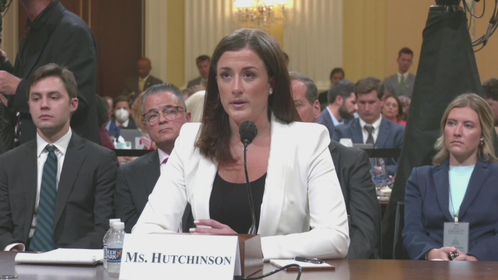 Hutchinson: Trump threw lunch at wall after hearing Barr told the AP the DOJ found no evidence of voter fraud.