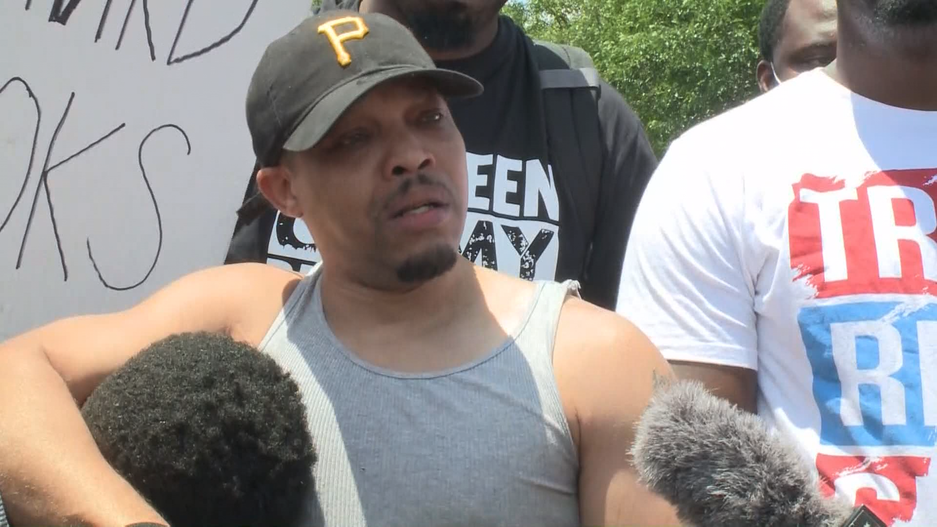A cousin of Rayshard Brooks spoke Saturday about the Atlanta police shooting at a University Ave. Wendy's that took his cousin's life Friday night.