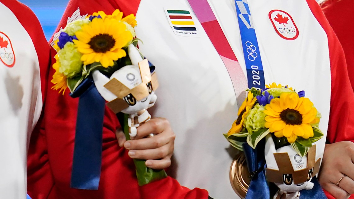 Tokyo Olympics flower bouquets what they mean
