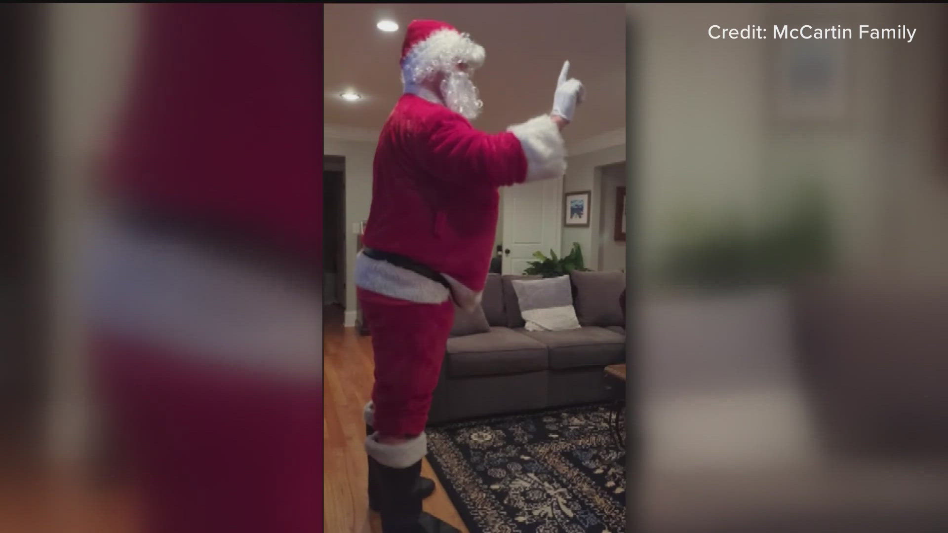 Navy rescue swimmer from metro Atlanta surprises dad by dressing up as