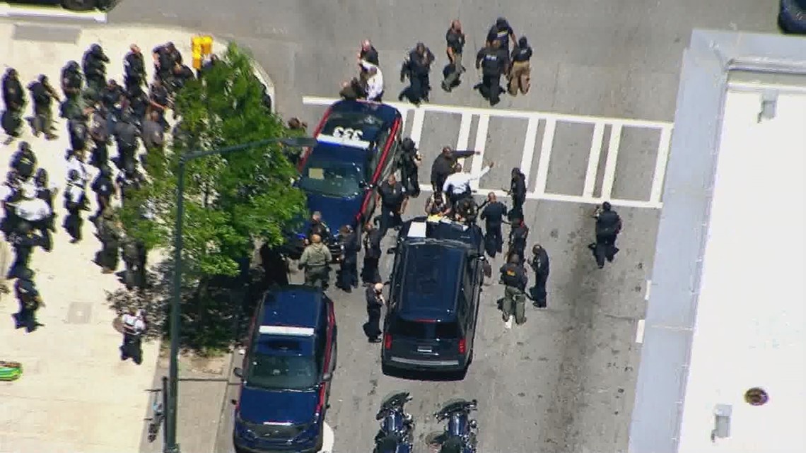 Atlanta shooting W Peachtree Northside address 4 injured 1 dead