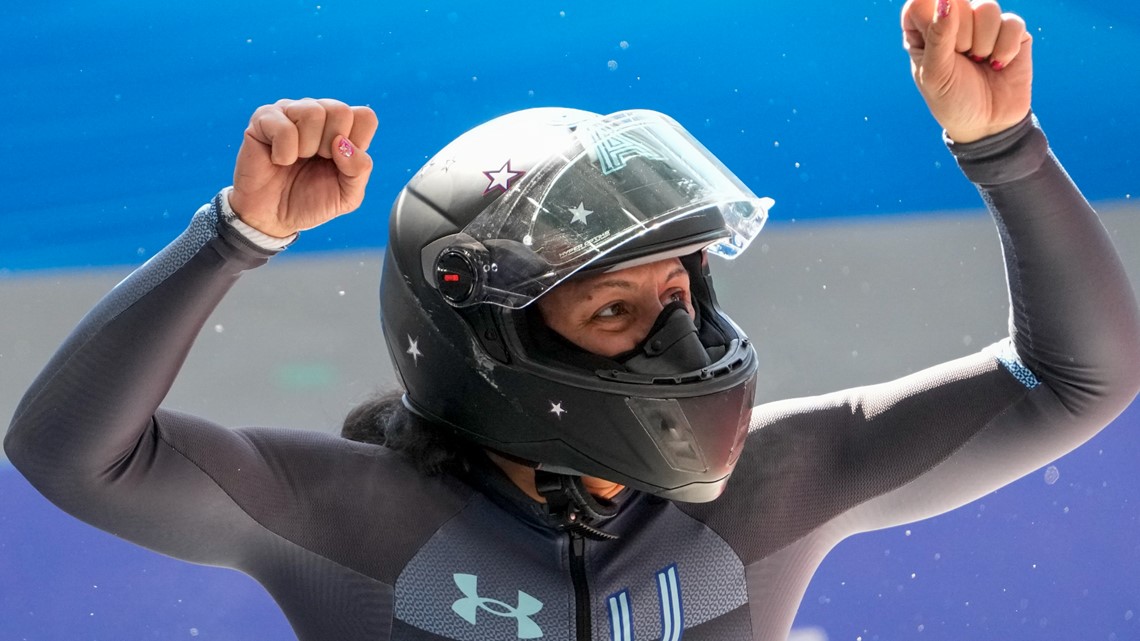 Elana Meyers Taylor | Team USA Closing Ceremony flag bearer | wcnc.com