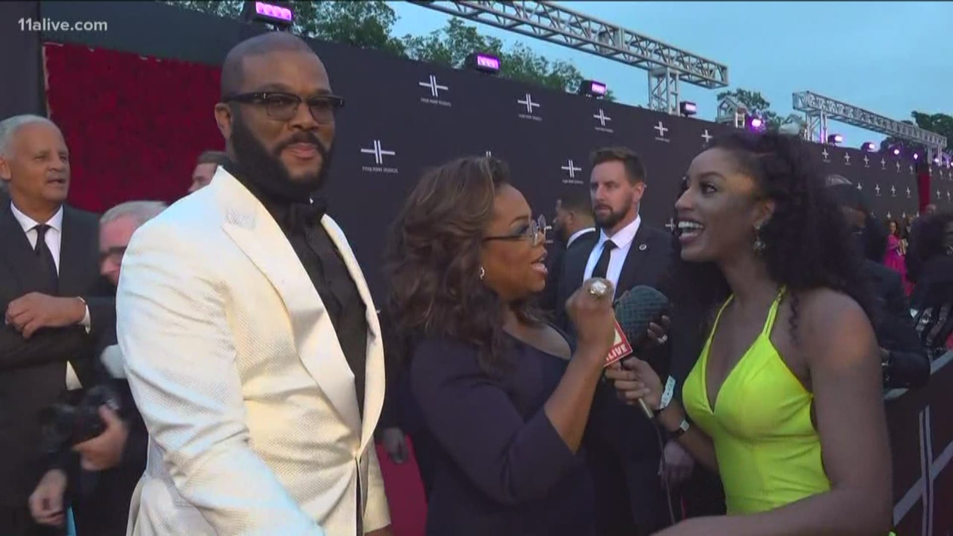 Some of America's biggest stars turned out for Tyler Perry's grand opening of a mega-sized production studio.