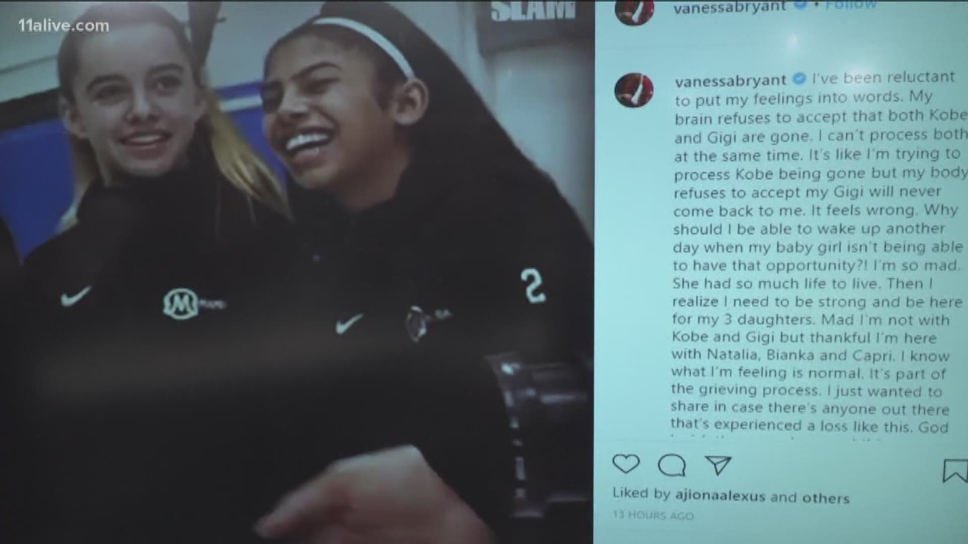 WATCH: Vanessa Bryant & Daughters Honor Kobe Bryant During Emotional  Ceremony
