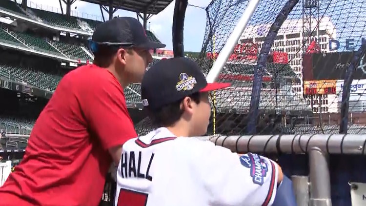 'So grateful for the opportunity' | 12-year-old battling cancer gets Make-A-Wish granted by Braves