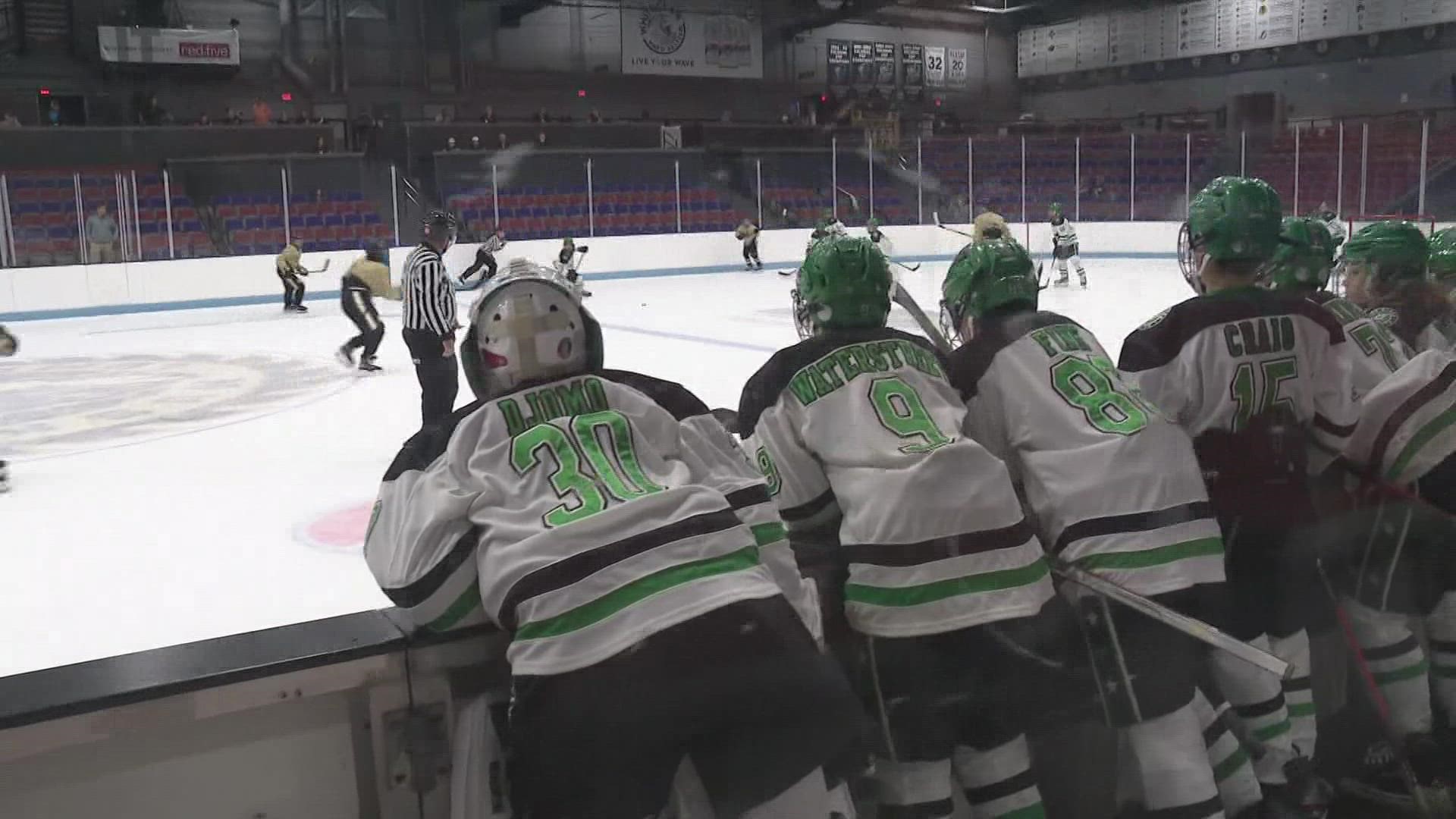 The city is welcoming some of the state's top hockey teams to town for a hockey tournament.