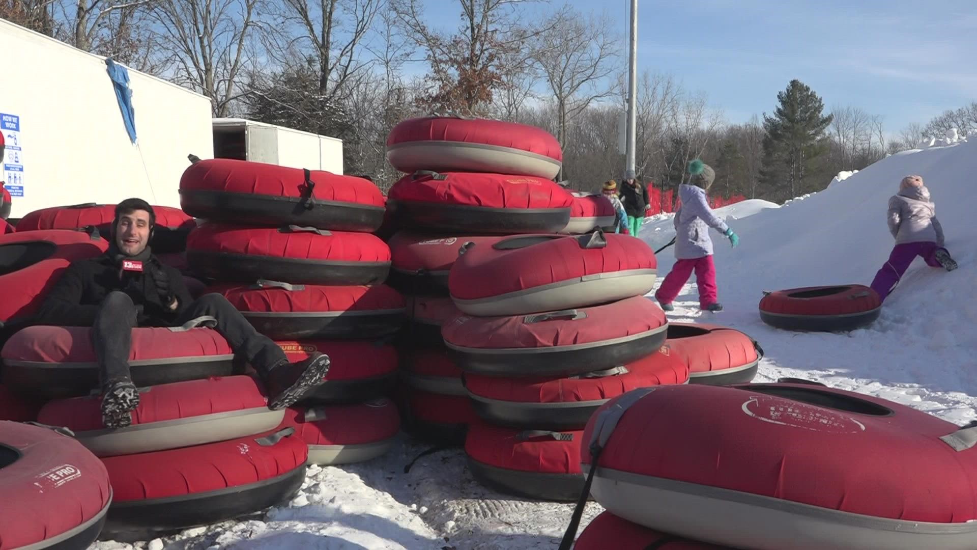 Friday's opening day was a very late start for Cannonsburg, which usually opens in mid-December.